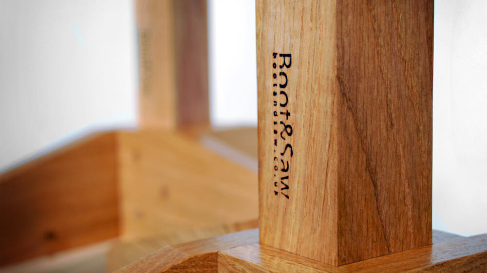 boot and saw oak coat stand