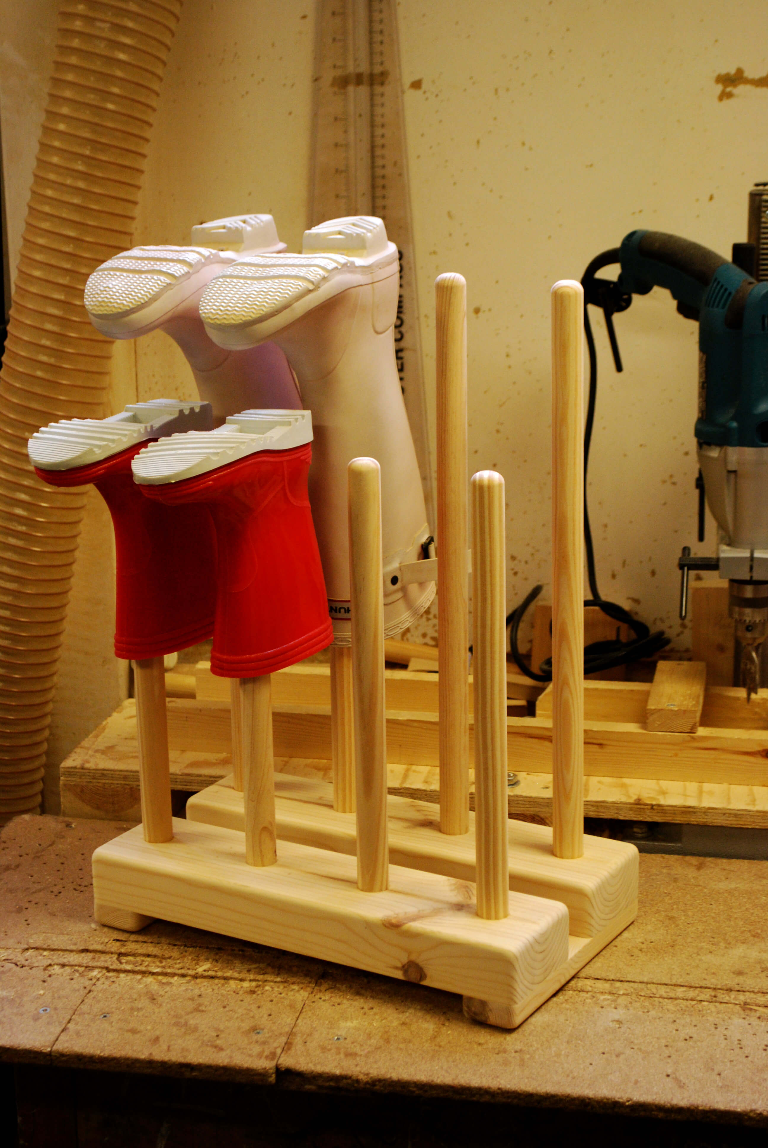 'half and half' rack