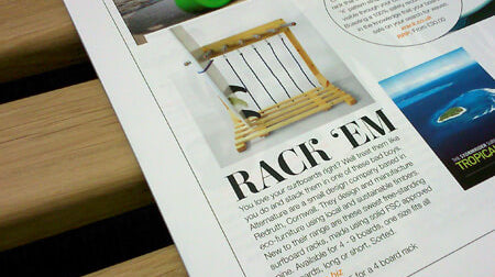 surfboard rack feature Boot&Saw