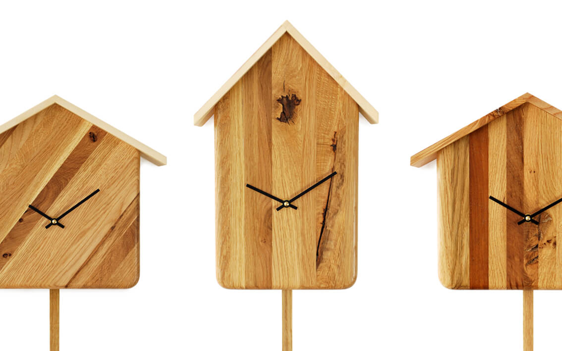 design clock cuckooless
