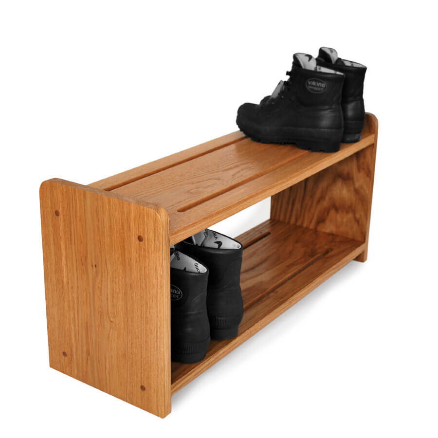 Oak Shoe Racks in various sizes
