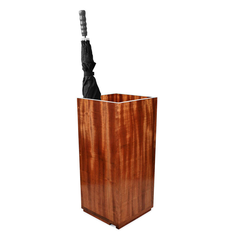 Mahogany umbrella Stand for sticks and brollies