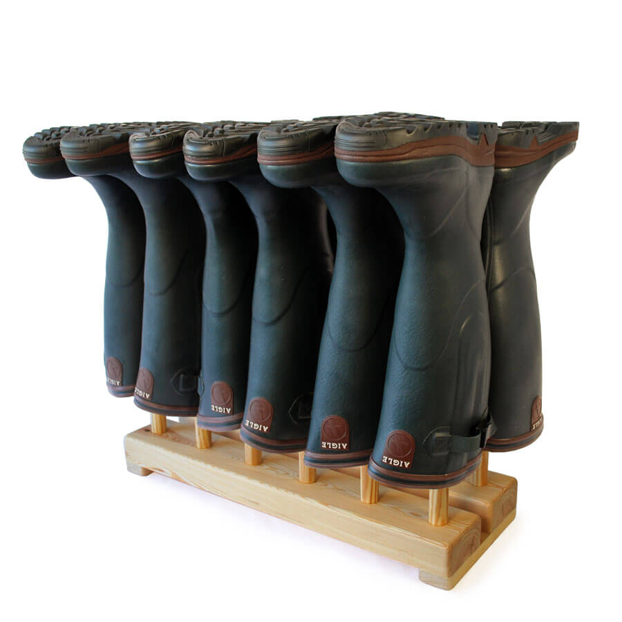 Welly Boot Stand for 6 pairs of wellingtons